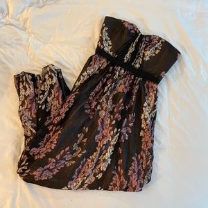 BCBGMaxAzria // Amber Strapless Floral Dress